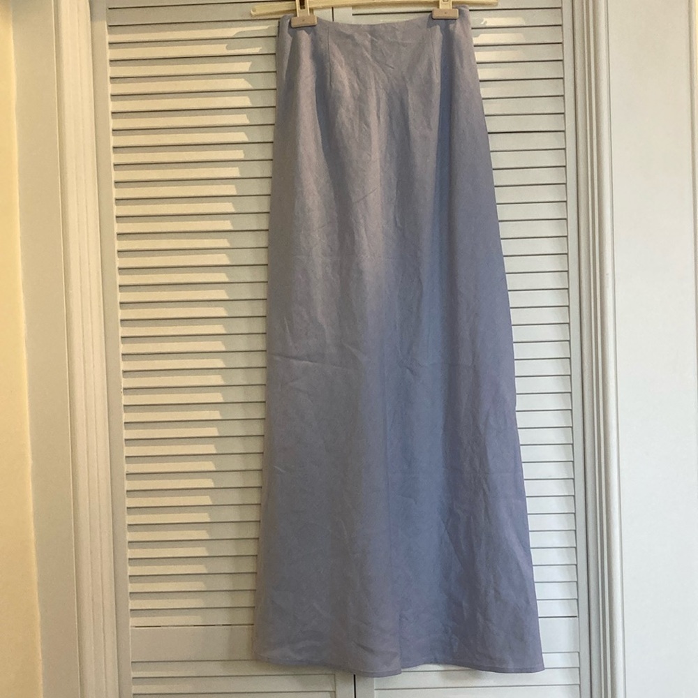 Irish Linen Maxi Skirt